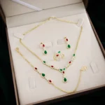 Ensemble Almas VERT ROUGE